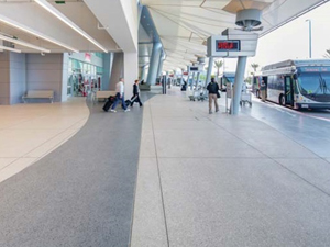Мировой опыт – Полированные бетонные тераццо полы в аэропорту